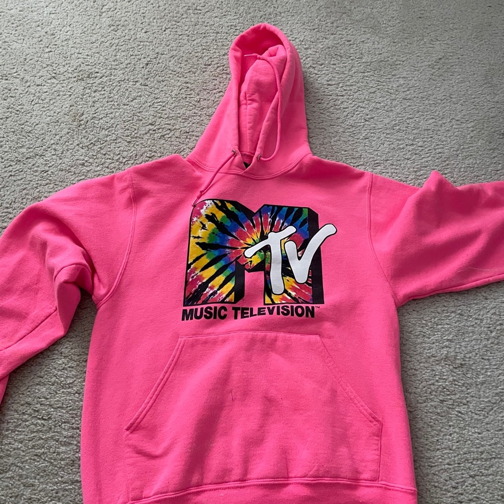 pink mtv hoodie
